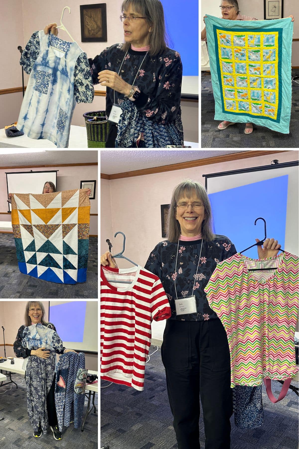 ASG Cedar Rapids members showing off their latest creations.